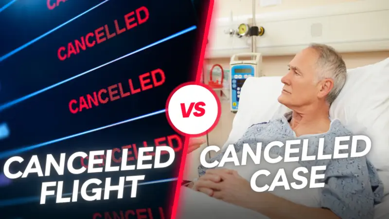 Cancelled Flight vs. Cancelled Case
